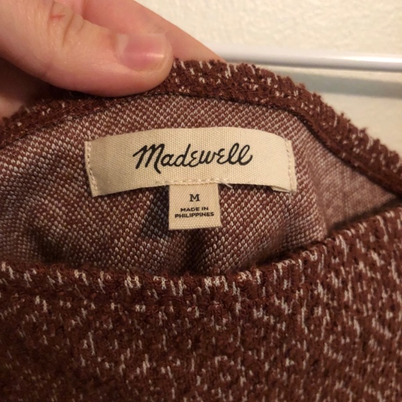 Madewell Jacquard Puff-Sleeve Crop Top M - Picture 5 of 5